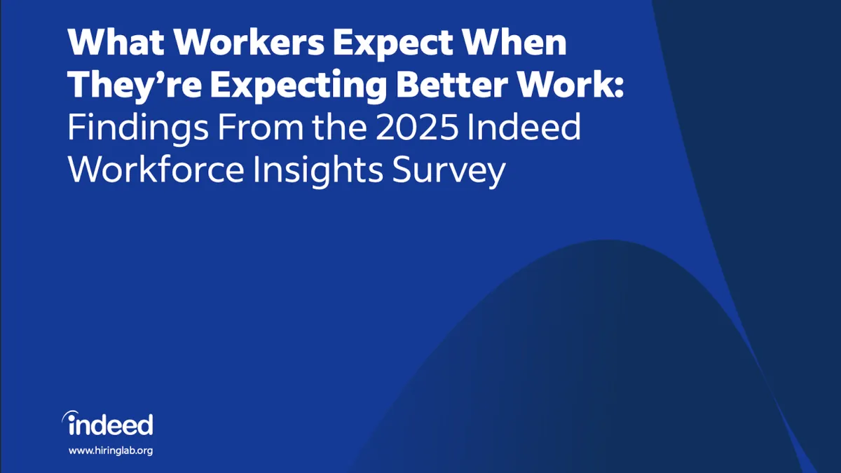 2025 Indeed Workforce Insights Survey