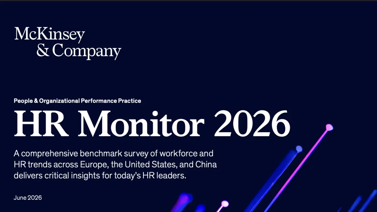 McKinsey HR Monitor 2026